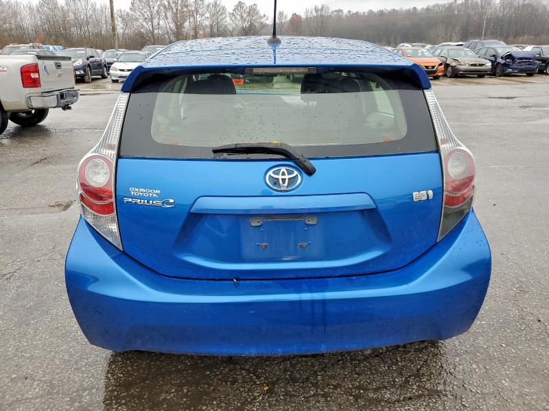 2012 Toyota Prius c VIN JTDKDTB36D1035924 COPART salvage auction — FRONT END, Ky - Cert Of Title-Salvage, sold $875 on 2026-07-09 (photo 6)
