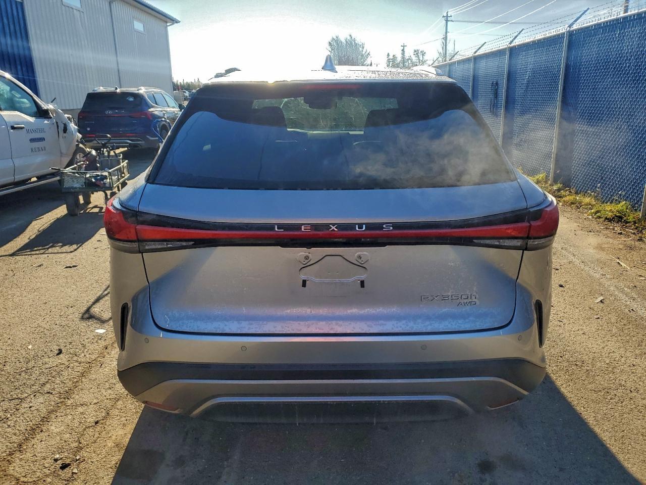 2025 Lexus RX 350h VIN 2T2BBMCA8SC094969 COPART salvage auction — Front End, NS - SALVAGE TITLE, sold $49,250 on 2026-01-22 (photo 6)