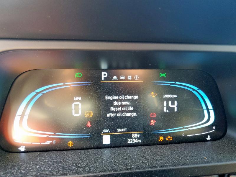 2025 Hyundai Elantra VIN KMHLM4DG2SU069957 COPART salvage auction — FRONT END, Tx - Salvage Vehicle Title, sold $5,200 on 2026-07-10 (photo 9)