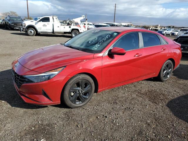 2021 Hyundai Elantra VIN KMHLM4AJ1MU004035 COPART salvage auction — REAR END, HI - CERTIFICATE OF SALVAGE, sold $3,250 on 2026-07-27 (photo 1)