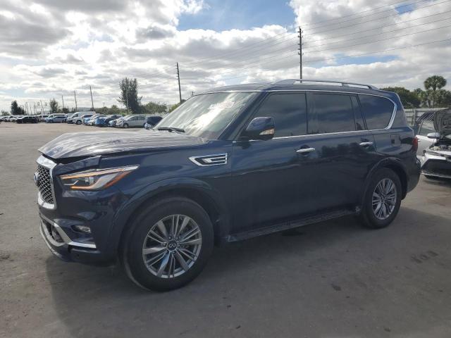 2021 Infiniti Qx80 VIN JN8AZ2AEXM9273128 COPART salvage auction — FRONT END, In - Cert Of Title-Salvage Title, sold $500 on 2026-07-13 (photo 1)