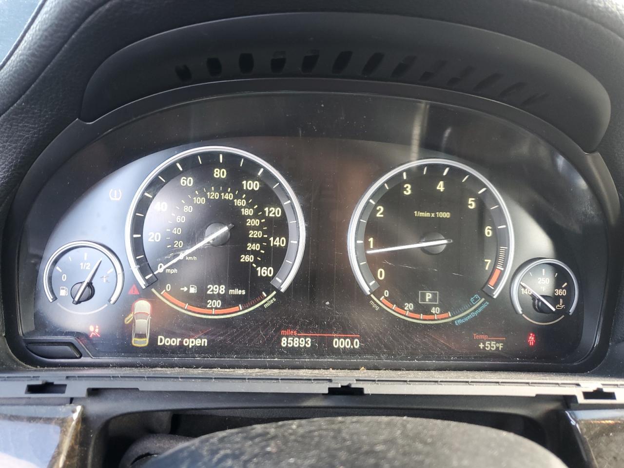 2012 BMW 7 Series VIN WBAKA8C56CDS99676 COPART salvage auction — Side, CA - SALVAGE CERTIFICATE, sold $1,900 on 2026-07-02 (photo 9)
