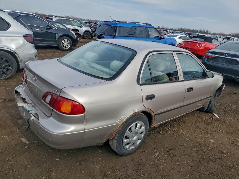 1999 Toyota Corolla VIN 1NXBR12E8XZ289236 COPART salvage auction — FRONT END, IL - SALVAGE CERTIFICATE, sold $250 on 2026-07-09 (photo 3)