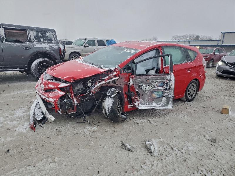2017 Toyota Prius v VIN JTDZN3EU2HJ061751 COPART salvage auction — FRONT END, Mi - Certificate Of Title, sold $800 on 2026-07-02 (photo 1)