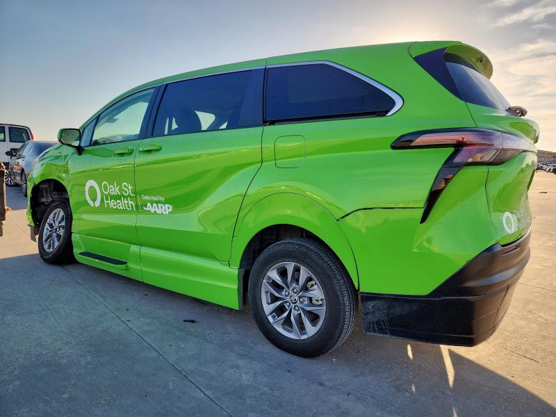 2024 Toyota Sienna VIN 5TDKRKEC0RS216034 COPART salvage auction — FRONT END, Tx - Salvage Vehicle Title, sold $6,500 on 2026-08-03 (photo 2)