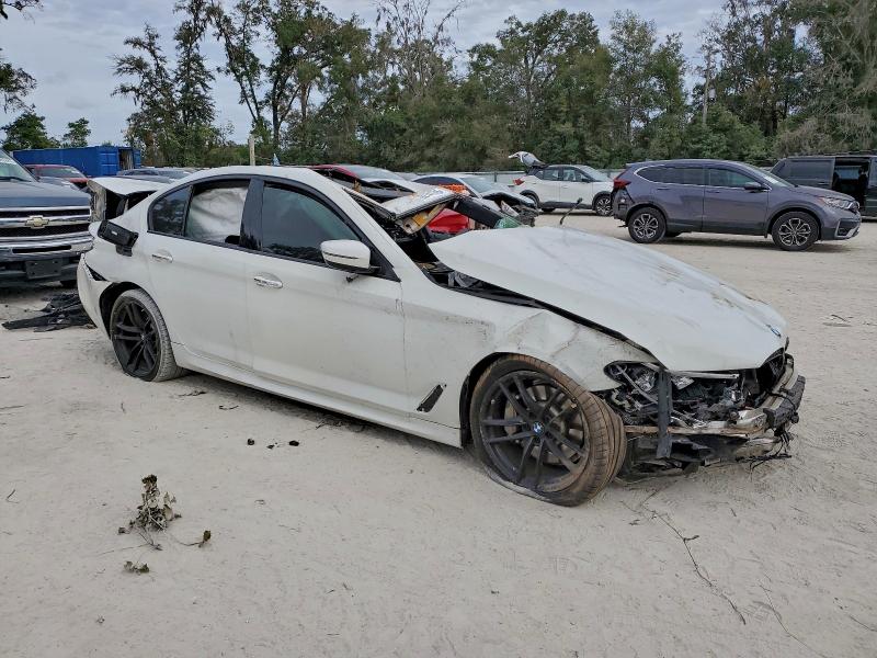 2017 BMW 5 series VIN WBAJE5C30HG477830 COPART salvage auction — ROLLOVER, Fl - Certificate Of Destruction, sold $1,300 on 2026-07-20 (photo 4)