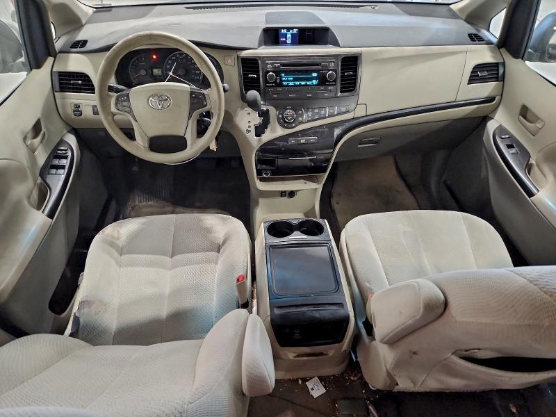 2014 Toyota Sienna VIN 5TDKK3DC4ES435049 COPART salvage auction — FRONT END, Ne - Cert Of Title-Salvage, sold $225 on 2026-07-28 (photo 8)