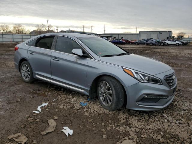 2017 Hyundai Sonata VIN 5NPE34AF6HH504476 COPART salvage auction — VANDALISM, In - Bill Of Sale - Parts Only, sold $875 on 2026-07-20 (photo 4)