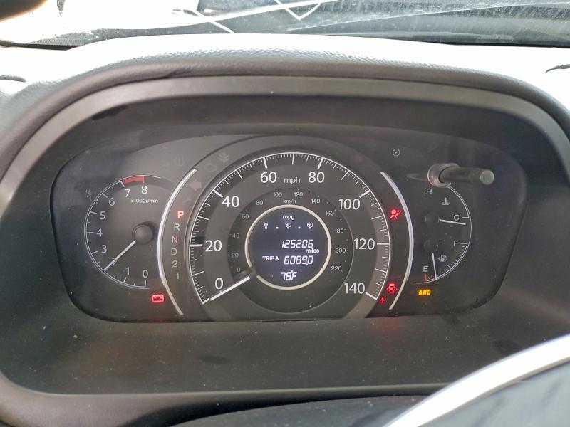 2014 Honda Cr-v VIN 5J6RM4H77EL116753 COPART salvage auction — FRONT END, Wv - Salvage Certificate, sold $3,000 on 2026-07-02 (photo 9)