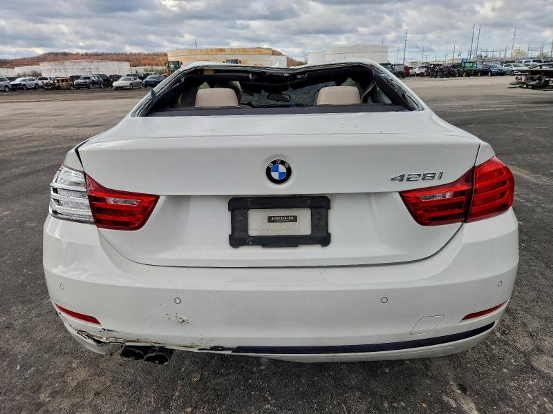 2015 BMW 4 series VIN WBA3N3C50FK233328 COPART salvage auction — ROLLOVER, OK - CERT OF TITLE-REPOSSESSION, sold $175 on 2026-07-14 (photo 6)