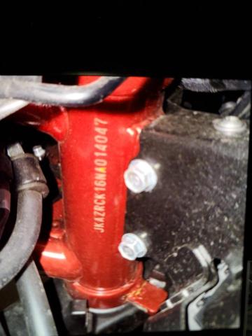 2022 Kawasaki Zr1000 VIN JKAZRCK16NA014047 COPART salvage auction — SIDE, NH - CERT OF TITLE-SALVAGE, sold $2,800 on 2026-07-30 (photo 9)