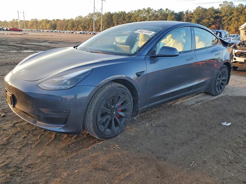 2023 Tesla Model 3 VIN 5YJ3E1EA8PF657985 COPART salvage auction — REAR END, Other, sold $8,100 on 2026-07-10 (photo 1)