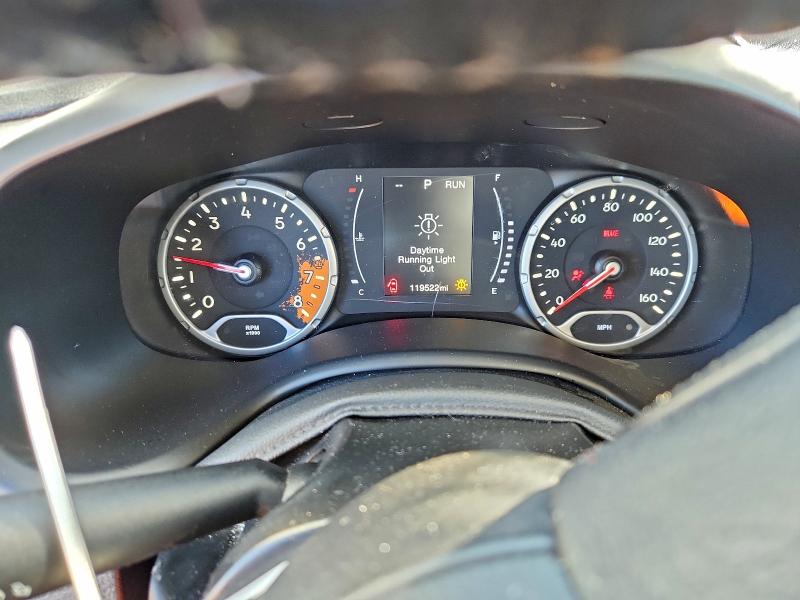 2017 Jeep Renegade VIN ZACCJBBB4HPG47656 COPART salvage auction — FRONT END, Al - Cert Of Title-Salvage Title, sold $1,300 on 2026-07-22 (photo 9)