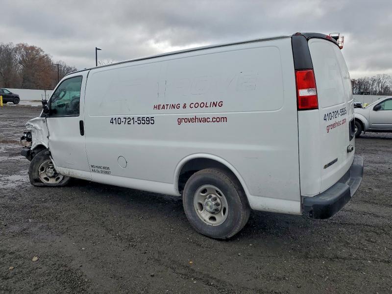 2023 Chevrolet Express VIN 1GCWGAFP3P1157266 COPART salvage auction — FRONT END, Md - Cert Of Salvage > 75% Damage, sold $7,700 on 2026-07-28 (photo 2)