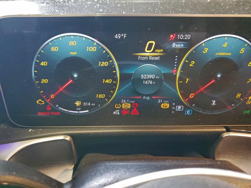 2021 Mercedes-benz Glb VIN W1N4M4HB7MW135507 COPART salvage auction — FRONT END, Salvage Title, sold $7,200 on 2026-07-29 (photo 9)