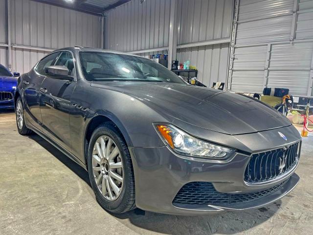 2017 Maserati Ghibli VIN ZAM57XSA9H1206127 COPART salvage auction — Damage History, TX - CERT OF TITLE-REBUILT SALVAGE (P), sold $32,500 on 2025-12-19 (photo 1)