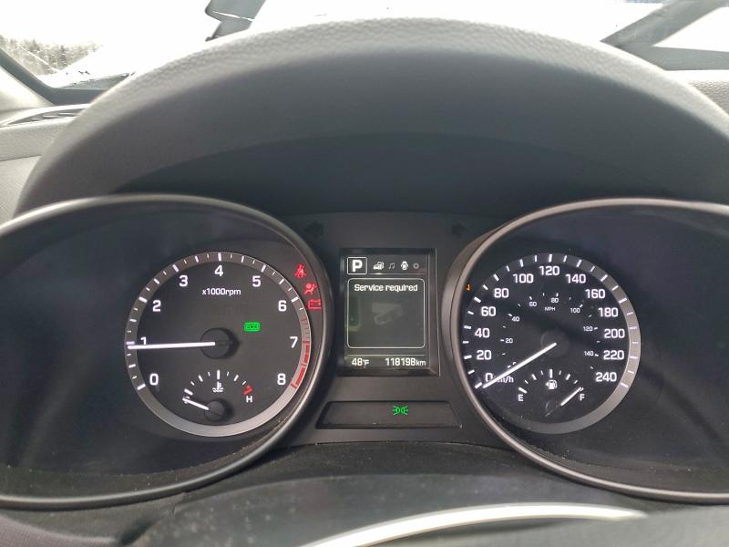 2018 Hyundai Santa fe VIN 5XYZU3LB0JG530555 COPART salvage auction — FRONT END, Other, sold $2,650 on 2026-07-14 (photo 9)