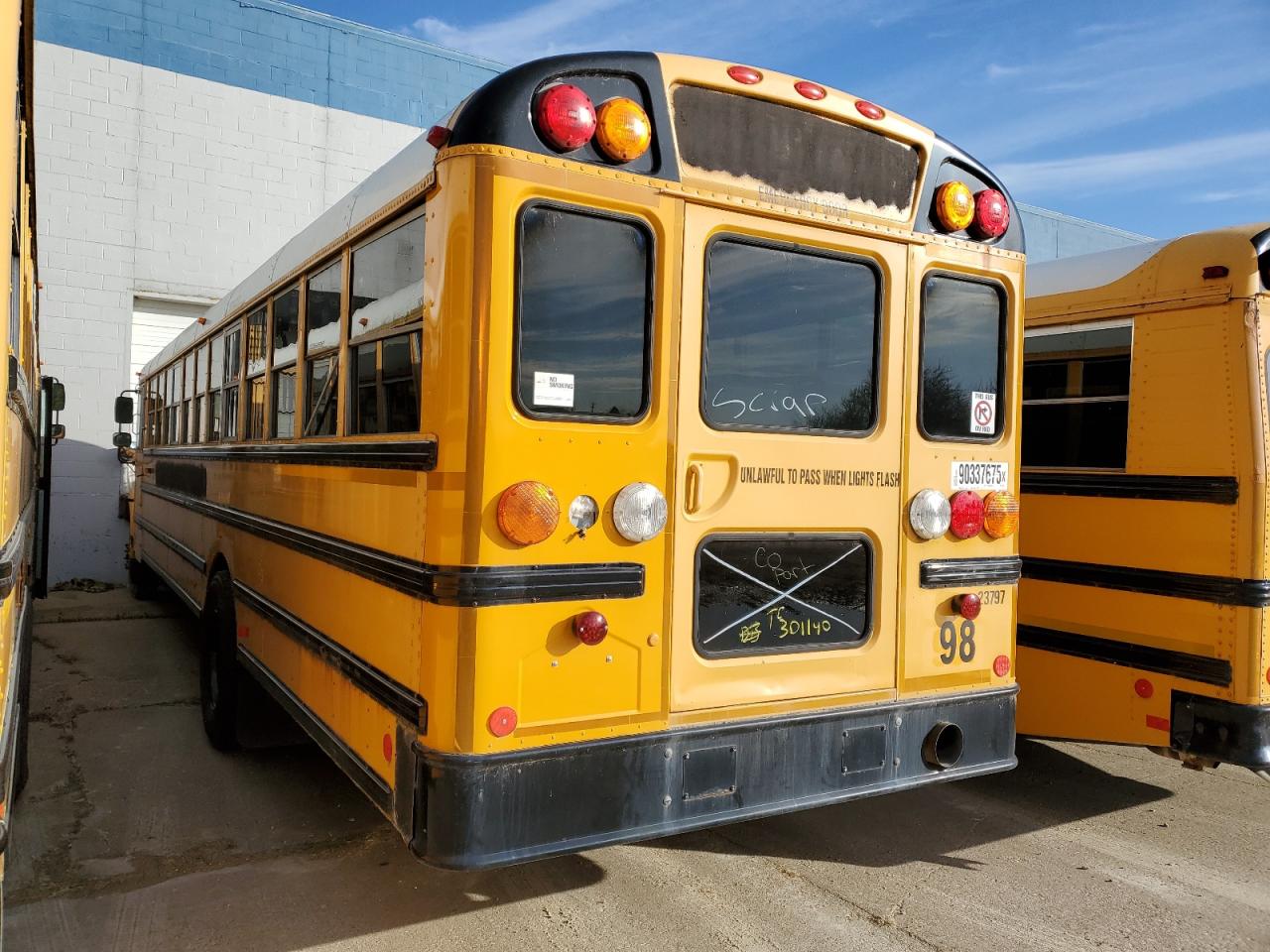 2013 Ic Corporation Ce Series School VIN 4DRBUSKN8DB301140 COPART salvage auction — Minor Dent/Scratches, IA - CERTIFICATE OF TITLE, sold $1,200 on 2026-07-08 (photo 3)