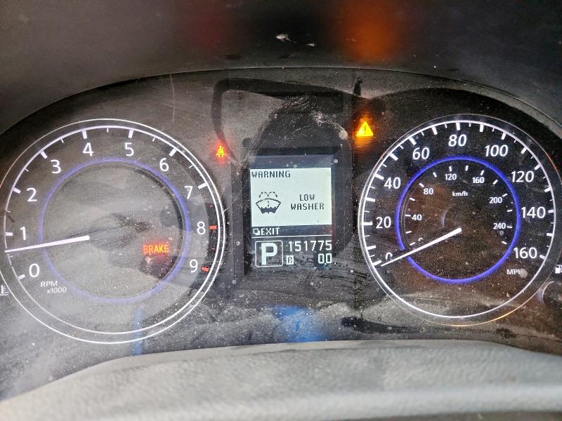 2011 Infiniti G VIN JN1CV6EK9BM215497 COPART salvage auction — FRONT END, Tx - Salvage Vehicle Title, sold $400 on 2026-07-02 (photo 9)