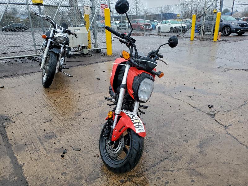2023 Honda Grom VIN MLHJC9218P5107846 COPART salvage auction — FRONT END, Pa - Certificate Of Salvage, sold $1,750 on 2026-07-09 (photo 2)