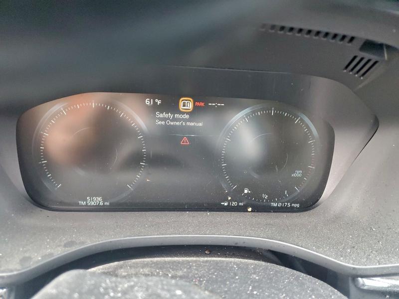 2020 Volvo Xc60 VIN YV4A22RK1L1509301 COPART salvage auction — FRONT END, Nj - Cert Of Title-Salvage, sold $3,500 on 2026-07-10 (photo 9)