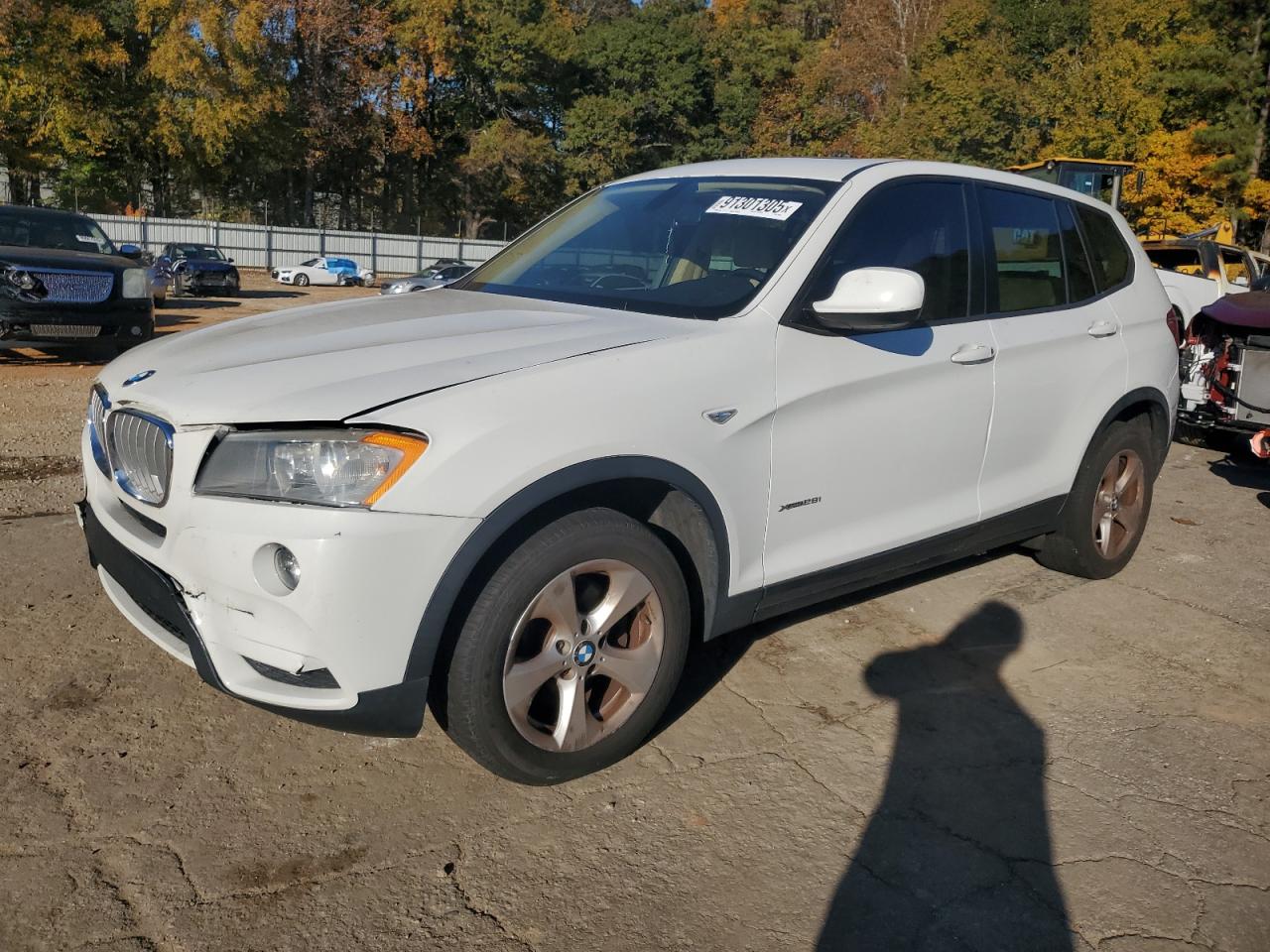 2012 BMW X3 VIN 5UXWX5C54CL719361 COPART salvage auction — Front End, GA - BILL OF SALE - PARTS ONLY, sold $500 on 2026-06-30 (photo 1)