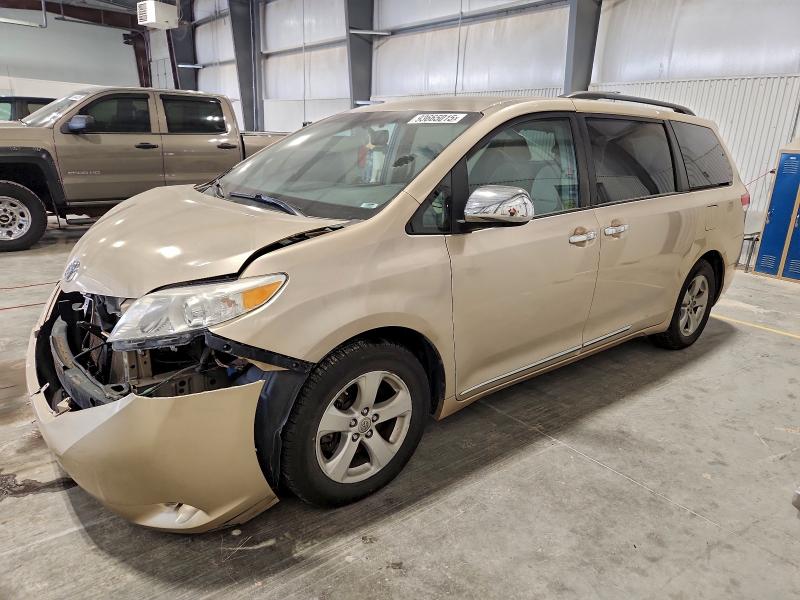 2014 Toyota Sienna VIN 5TDKK3DC4ES435049 COPART salvage auction — FRONT END, Ne - Cert Of Title-Salvage, sold $225 on 2026-07-28 (photo 1)