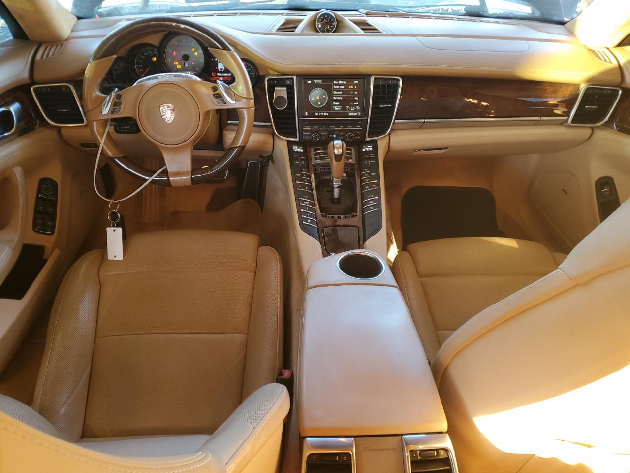 2012 Porsche Panamera VIN WP0AB2A79CL061582 COPART salvage auction — Mechanical, GA - CERT OF TITLE-SALVAGE, sold $2,650 on 2025-12-18 (photo 8)