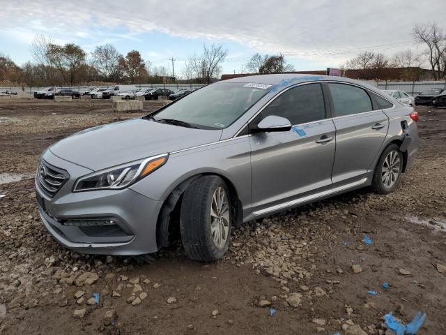 2017 Hyundai Sonata VIN 5NPE34AF6HH504476 COPART salvage auction — VANDALISM, In - Bill Of Sale - Parts Only, sold $875 on 2026-07-20 (photo 1)
