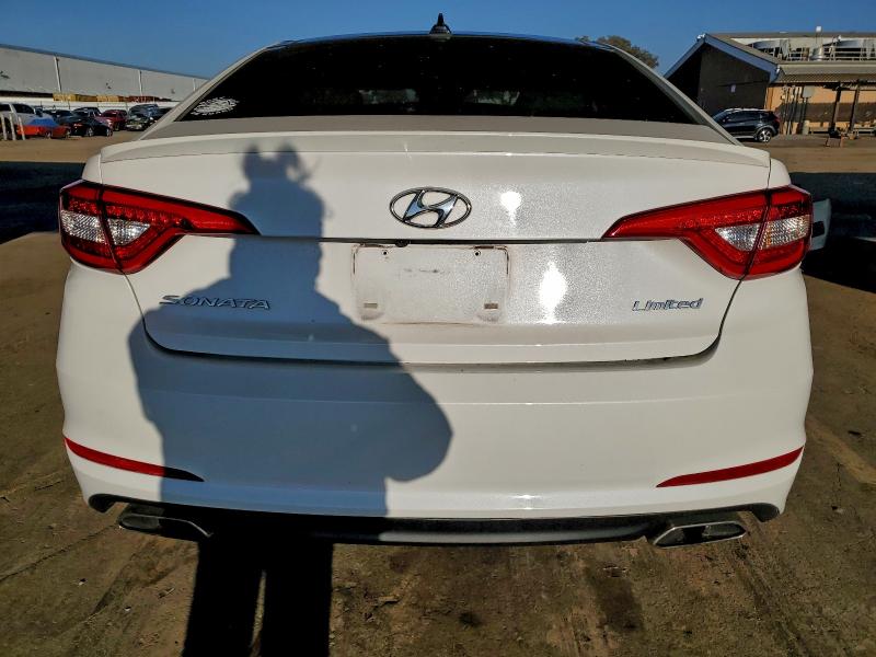 2015 Hyundai Sonata VIN 5NPE34AF9FH014725 COPART salvage auction — FRONT END, Ca - Salvage Certificate, sold $2,100 on 2026-07-09 (photo 6)