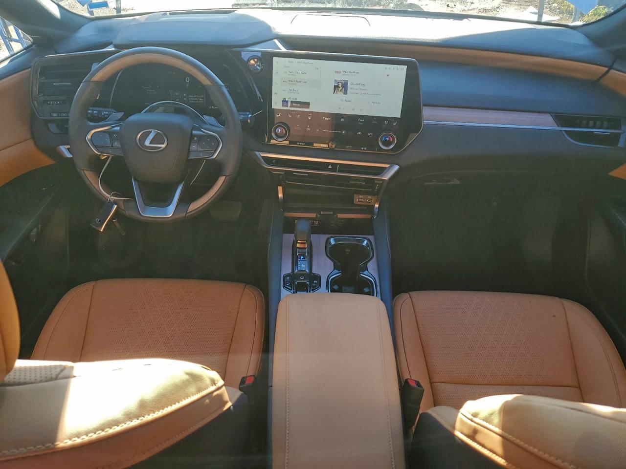 2025 Lexus RX 350h VIN 2T2BBMCA8SC094969 COPART salvage auction — Front End, NS - SALVAGE TITLE, sold $49,250 on 2026-01-22 (photo 8)