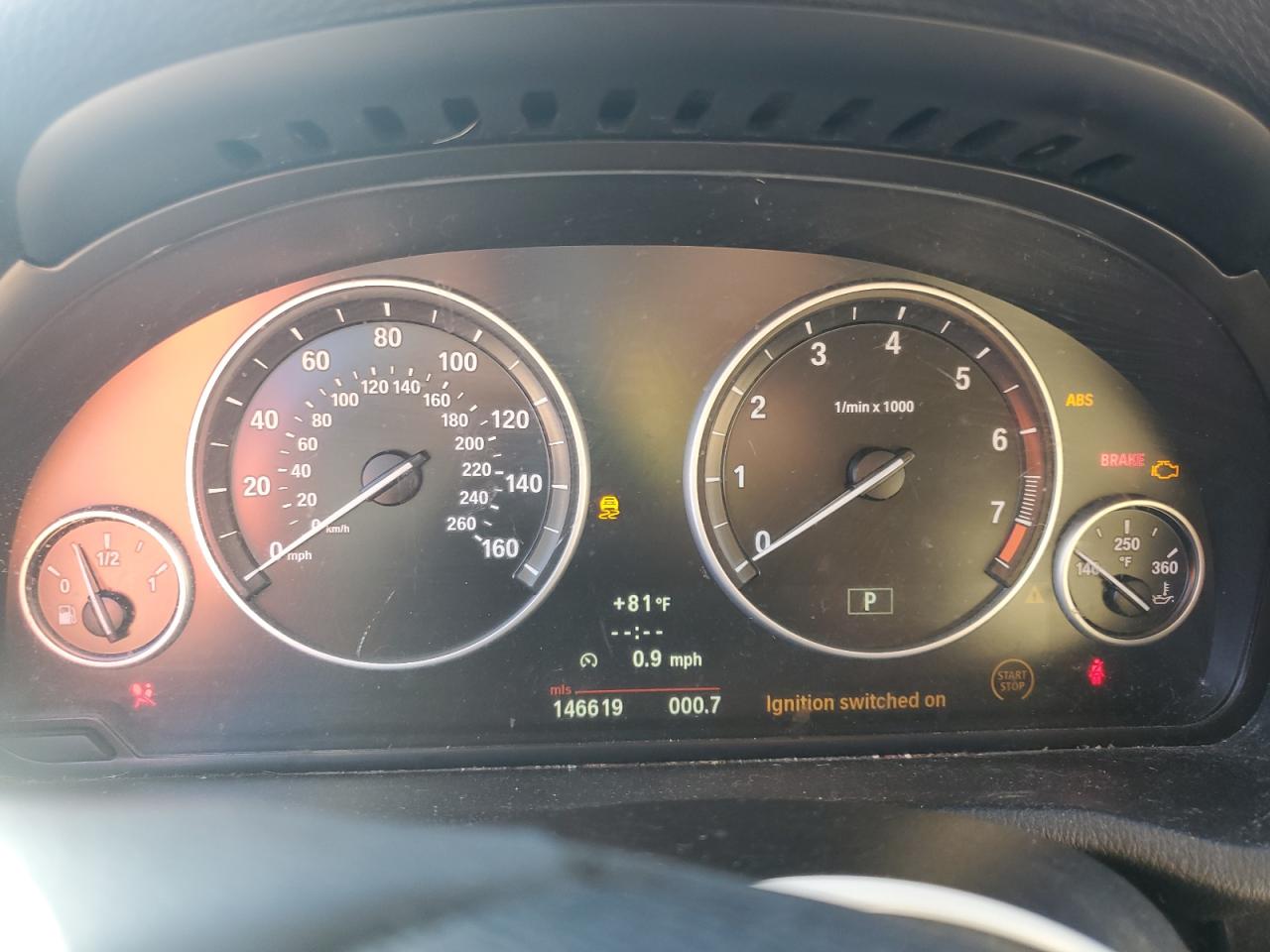 2012 BMW X3 VIN 5UXWX5C54CL719361 COPART salvage auction — Front End, GA - BILL OF SALE - PARTS ONLY, sold $500 on 2026-06-30 (photo 9)