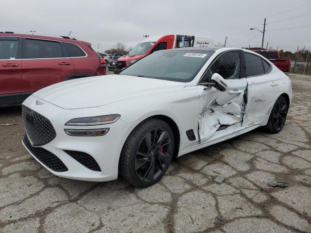 2023 Genesis G70 VIN KMTG54TE0PU128550 COPART salvage auction — SIDE, In - Cert Of Title-Salvage Title, sold $14,400 on 2026-07-10 (photo 1)