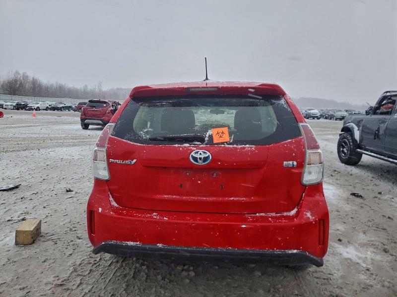 2017 Toyota Prius v VIN JTDZN3EU2HJ061751 COPART salvage auction — FRONT END, Mi - Certificate Of Title, sold $800 on 2026-07-02 (photo 6)