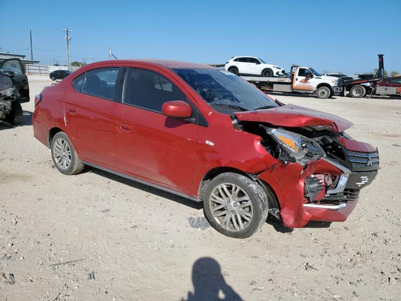 2024 Mitsubishi Mirage VIN ML32FUFJ3RHF12838 COPART salvage auction — FRONT END, Tx - Salvage Vehicle Title, sold $15 on 2026-07-30 (photo 4)