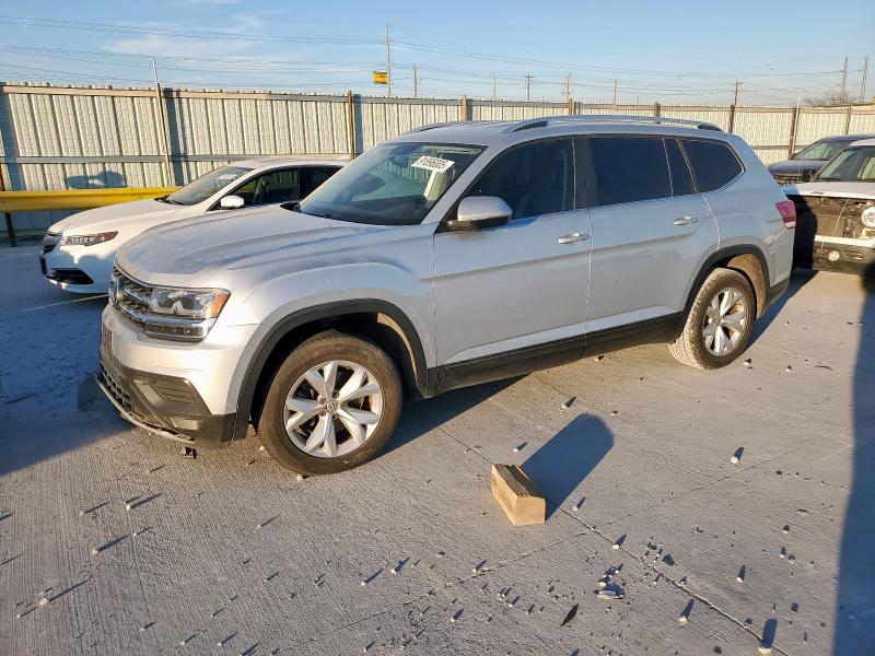 2018 Volkswagen Atlas VIN 1V2AR2CA0JC549965 COPART salvage auction — FRONT END, Tx - Salvage Vehicle Title, sold $4,400 on 2026-07-10 (photo 1)