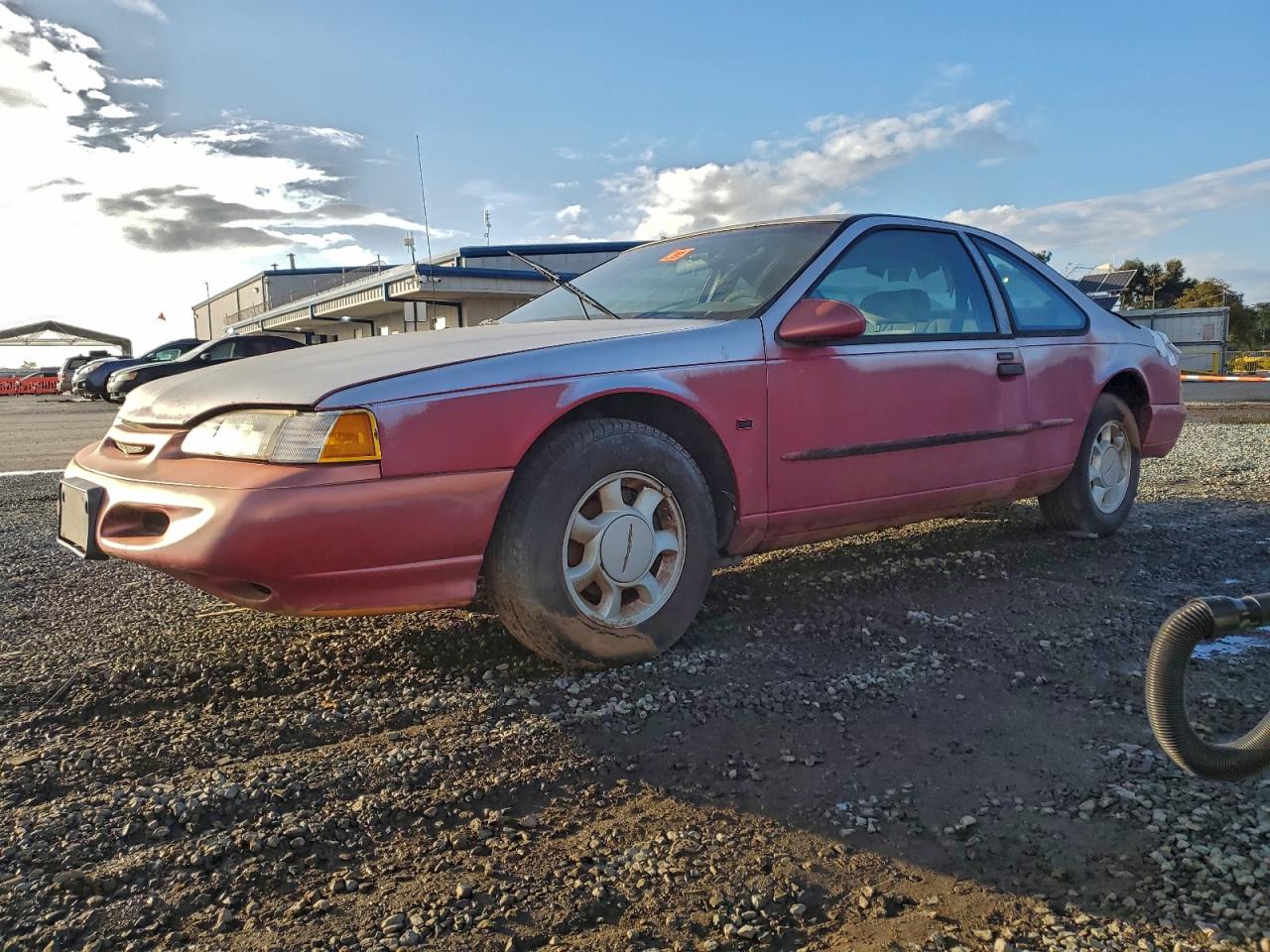 1995 Ford Thunderbird VIN 1FALP62W7SH202406 COPART salvage auction — Rear End, CA - DIS/DLR/EXP ONLY CLEAN TITLE, sold $500 on 2026-07-08 (photo 1)