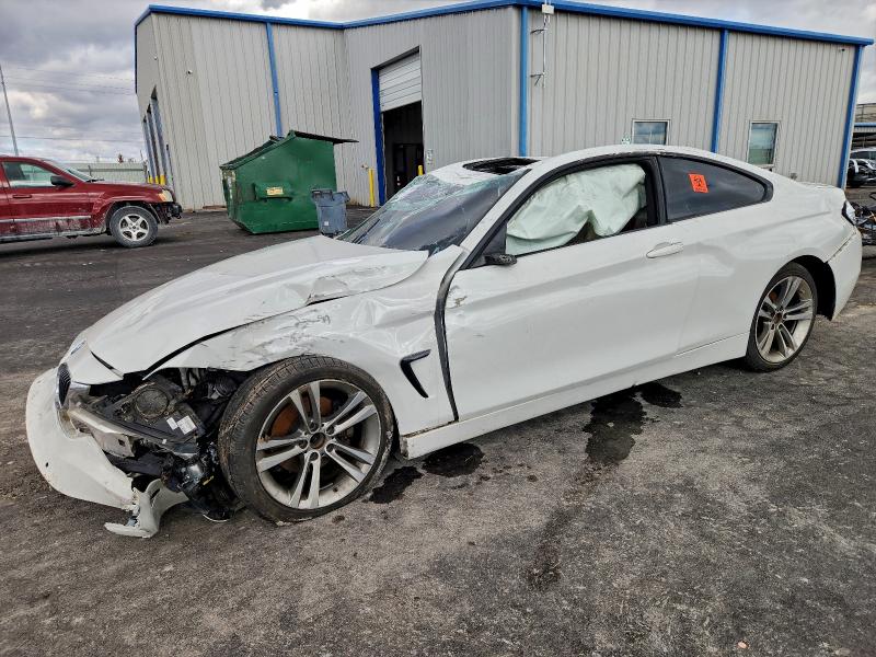 2015 BMW 4 series VIN WBA3N3C50FK233328 COPART salvage auction — ROLLOVER, OK - CERT OF TITLE-REPOSSESSION, sold $175 on 2026-07-14 (photo 1)