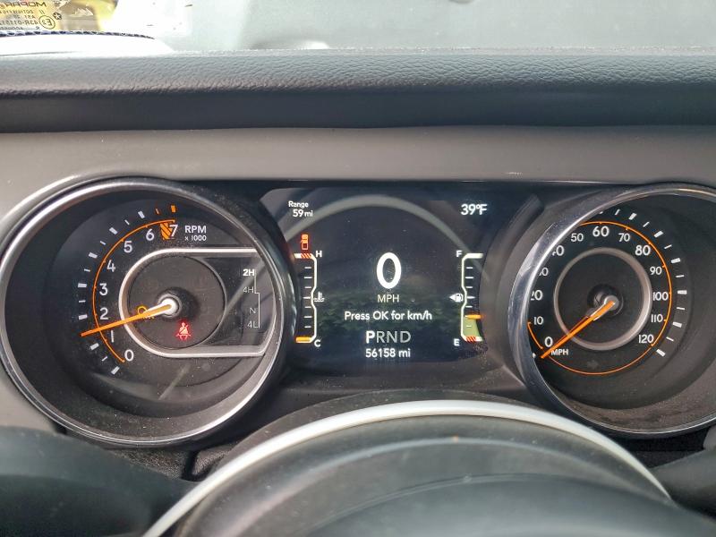 2021 Jeep Gladiator VIN 1C6HJTAG1ML536240 COPART salvage auction — Minor Dent/Scratches, OH - CERT OF TITLE-SALVAGE (P), sold $22,700 on 2026-01-19 (photo 9)