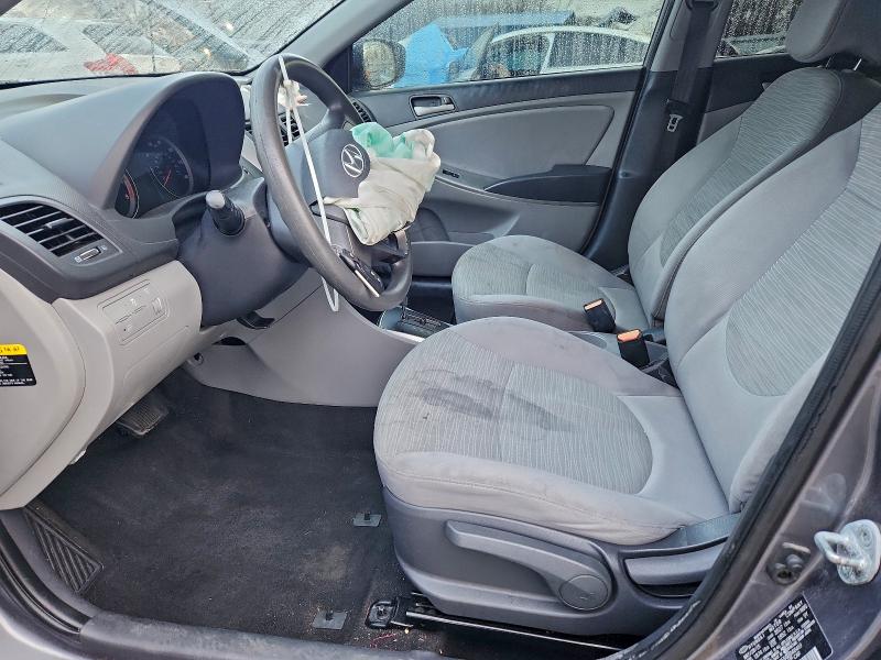2016 Hyundai Accent VIN KMHCT4AE6GU948469 COPART salvage auction — FRONT END, Mo - Salvage Certificate Of Title, sold $70 on 2026-07-14 (photo 7)