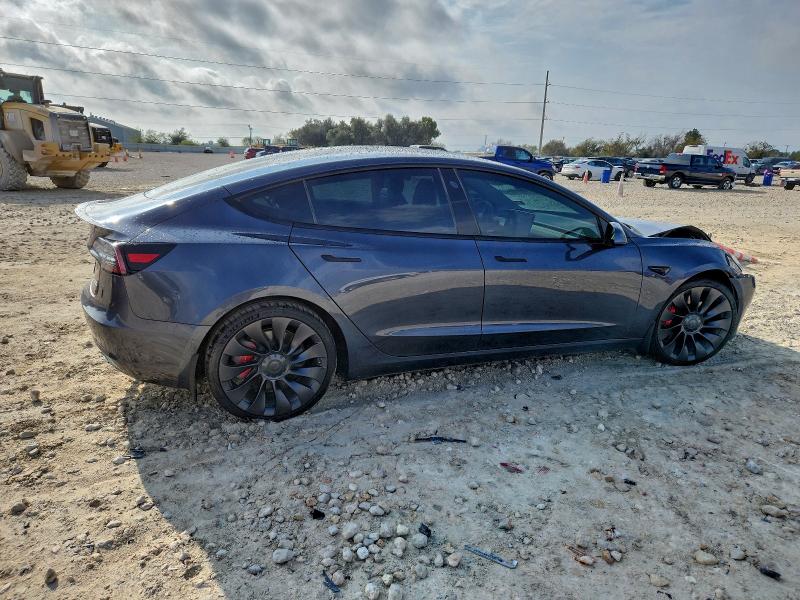 2021 Tesla Model 3 VIN 5YJ3E1ECXMF086173 COPART salvage auction — FRONT END, Tx - Salvage Vehicle Title, sold $7,200 on 2026-07-09 (photo 3)