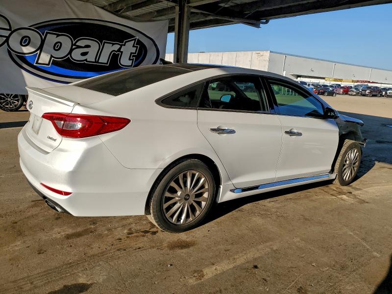 2015 Hyundai Sonata VIN 5NPE34AF9FH014725 COPART salvage auction — FRONT END, Ca - Salvage Certificate, sold $2,100 on 2026-07-09 (photo 3)