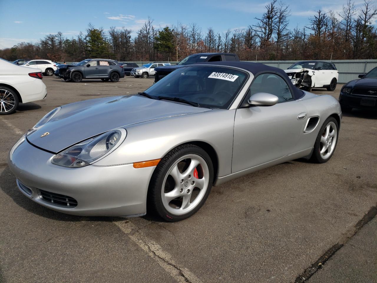 2001 Porsche Boxster VIN WP0CB29811U661204 — COPART salvage auction photo