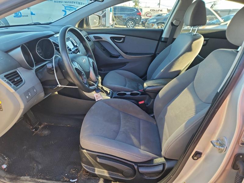 2014 Hyundai Elantra VIN KMHDH4AE7EU066360 COPART salvage auction — FRONT END, Nj - Cert Of Title-Salvage, sold $1,000 on 2026-07-08 (photo 7)