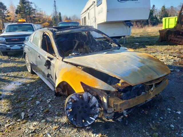 2023 Hyundai Sonata hybrid VIN KMHL34JJ7PA064328 COPART salvage auction — BURN, Ns - Cert Of Reg - Non-Repairable, sold $80 on 2026-07-09 (photo 4)