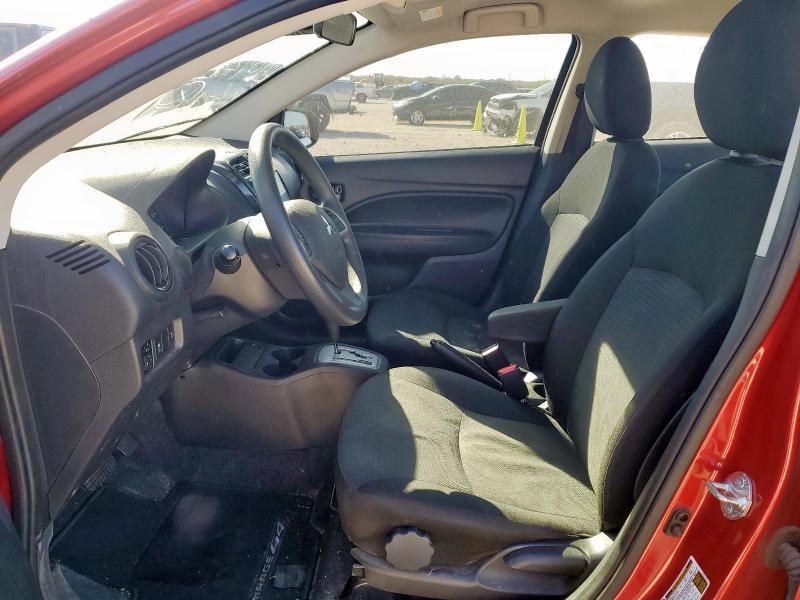 2024 Mitsubishi Mirage VIN ML32FUFJ3RHF12838 COPART salvage auction — FRONT END, Tx - Salvage Vehicle Title, sold $15 on 2026-07-30 (photo 7)