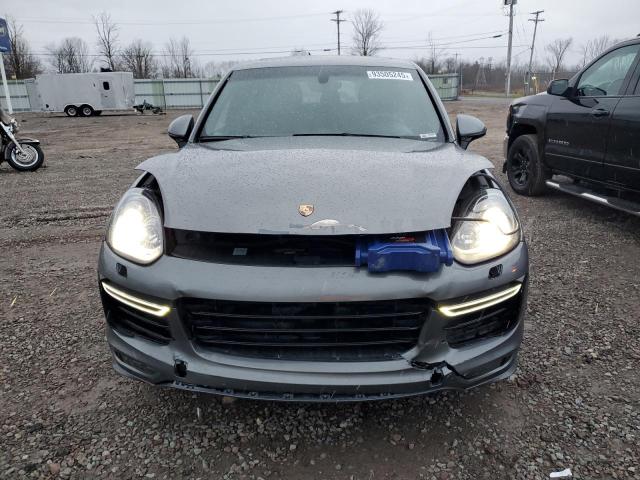 2018 Porsche Cayenne VIN WP1AD2A27JLA80755 COPART salvage auction — Front End, IN - CERT OF TITLE-SALVAGE TITLE (P), sold $15,700 on 2026-01-12 (photo 5)