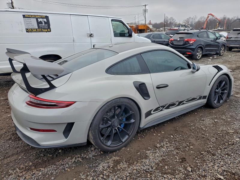 2019 Porsche 911 VIN WP0AF2A99KS164995 COPART salvage auction — WATER/FLOOD, Nj - Cert Of Title-Salvage Flood, sold $77,500 on 2026-08-06 (photo 3)