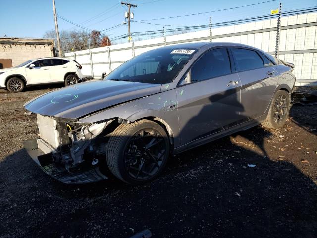 2024 Hyundai Elantra VIN KMHLR4DF3RU746405 COPART salvage auction — FRONT END, Ct - Cert Of Title-Salvage, sold $475 on 2026-07-24 (photo 1)