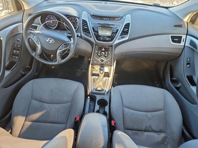 2014 Hyundai Elantra VIN KMHDH4AE7EU066360 COPART salvage auction — FRONT END, Nj - Cert Of Title-Salvage, sold $1,000 on 2026-07-08 (photo 8)